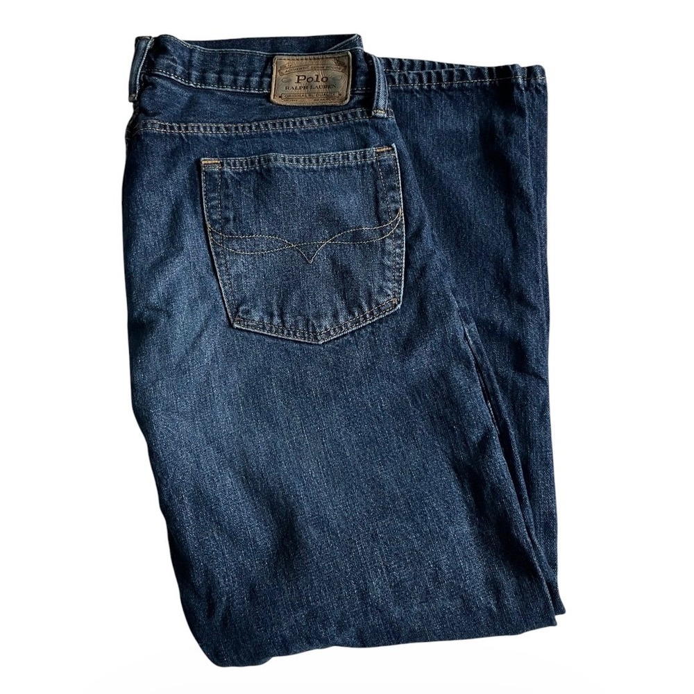 Polo Ralph Lauren Hampton Relaxed Straight Jeans Mens 34x30 (36x29) Medium Wash